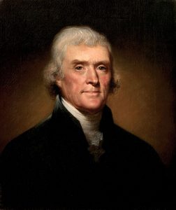 Thomas Jefferson by Rembrandt Peale (1800)